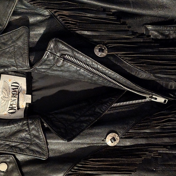 Genuine leather biker jacket - Picture 7 of 7